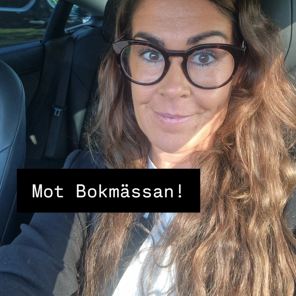 Angeliqa Hadin på väg till bokmässan